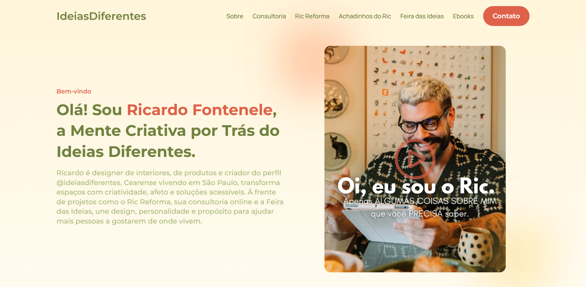 Site do Ideias Diferentes